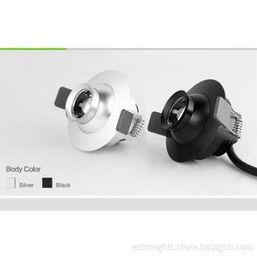 3W 4000K Embedded LED Focus Spotlight Non Glare Ra 90 Stain